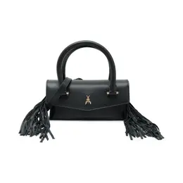Кожаная сумка через плечо Patrizia Pepe, черный pk241w00001404900os | nero
