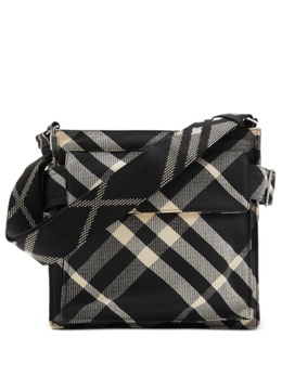 Burberry сумка через плечо Trench в клетку, черный 8091822 | черный