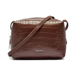 Сумка на плечо из крокодиловой кожи Calvin Klein, коричневый ck245w000078c3300os | marrone
