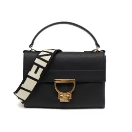 Кожаная сумка через плечо nd8 Arlettis Signature e1 nd8 19 03 01 Coccinelle, черный cl231w00003700100os | nero