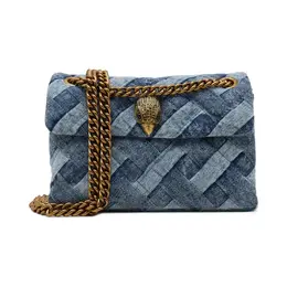 Миниатюрная мягкая сумка через плечо Kensington Kurt Geiger, синий kg241w00009505000os | blu