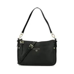 Кожаная сумка через плечо Jet Set Michael Kors, черный mk212w00019000100os | nero