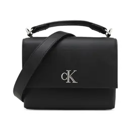 Минималистичная сумка через плечо с монограммой Calvin Klein, черный cj242w000062a8100os | nero