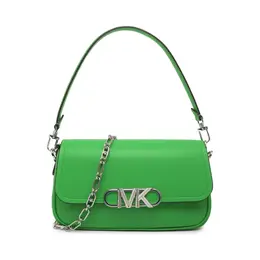 Кожаная сумка через плечо Parker Michael Kors, зеленый mk231w00000432200os | verde