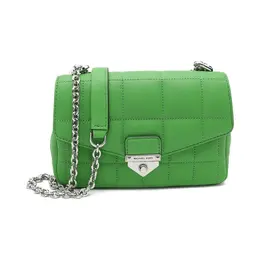 Кожаная сумка-мессенджер soho Michael Kors, зеленый mk231w00003132200os | verde
