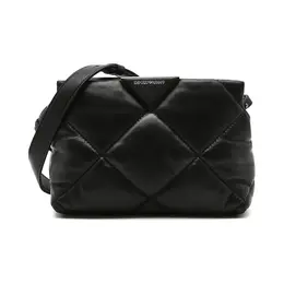Кожаная сумка-мессенджер Emporio Armani, черный ea225w000028a3300os | nero