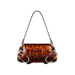 Сумка через плечо Givenchy Voyou Shoulder Flap-Bag, цвет Black/Brown bb50yab23z 694 | black/brown