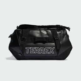 Спортивная сумка Terrex Rain.Rdy Expedition S - 50 л Adidas, цвет Black/Black/White in8327 | black / black / white
