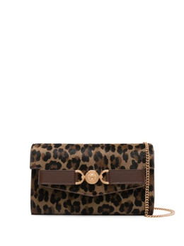 Клатч Versace с леопардовым принтом, коричневый 10150701a12240 | коричневый
