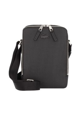 Сумка через плечо Chantaco кожаная 17 см Lacoste, цвет Noir 3614034211461 | noir