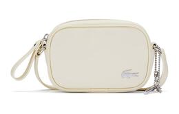 Lacoste Сумка через плечо из искусственной кожи, женская, небольшого размера, цвет костяной белый nf4364dbm97 | bone white