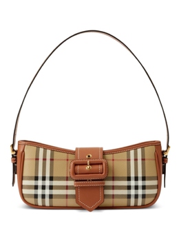 Сумка через плечо Burberry в клетку, бежевый 8092074 | бежевый
