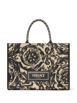 Сумка-тоут Versace Barocco Athena, черный 10115621a11311 | черный