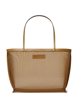 Tory Burch сумка-тоут Mesh с логотипом, коричневый 160303 | коричневый