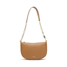 Кожаная сумка через плечо Michael Kors, бежевый mk241w000010a7400os | nude