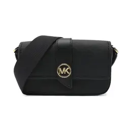 Кожаная сумка-мессенджер Michael Kors, черный mk232w00010800100os | nero