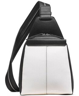 Рюкзак-трансформер Millie с цветными блоками и слингом Calvin Klein, белый 19036398 | wht black