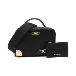 Кожаная большая сумка + клатч Michael Kors, черный mk234w00013000100os | nero