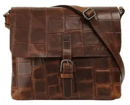 Сумка через плечо Bugatti "NEVIO", натуральная кожа, цвет Cognac 7341071299-0 | cognac