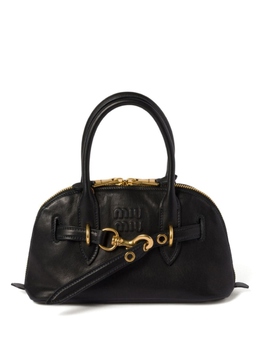 Сумка через плечо Miu Miu Aventure, черный 5bb169vooo2bbl | черный