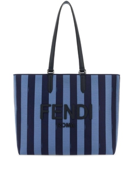 Fendi сумка-тоут из жаккарда Pequin, синий 7va610armg | синий