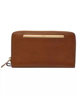 Кошелек-клатч Liza на молнии Fossil, коричневый 17160842 | brown