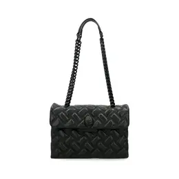 Кожаная сумка-мессенджер Kensington Kurt Geiger, черный kg212w00001200100os | nero