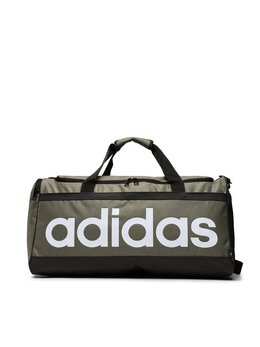 Спортивная сумка Essentials Linear Duffel Bag Medium Adidas, зеленый essentials linear duffel bag medium hr5350 | grün