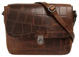 Сумка через плечо Bugatti "NEVIO", натуральная кожа, цвет Cognac 5921790199 | cognac