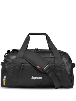 Supreme дорожная сумка с нашивкой-логотипом, черный su11638 | черный