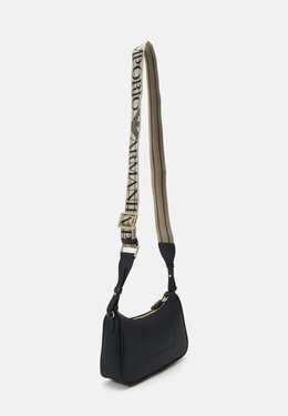 Сумка через плечо Baguette Emporio Armani, черный/серебристый ea851h0et-d11 | nero/silver-coloured