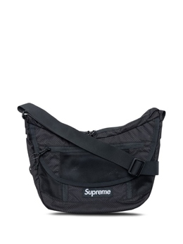 Supreme сумка на плечо с нашивкой-логотипом, черный su11654 | черный