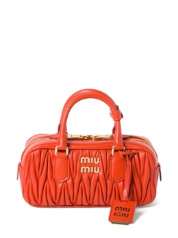 Стеганая сумка Miu Miu Arcadie, оранжевый 5bb142voonn88 | оранжевый