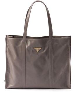 Кожаная сумка-тоут Prada, серый 1bg460voon2cyr | серый