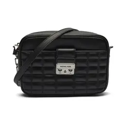 Кожаная сумка-мессенджер для фотоаппарата Michael Kors, черный mk244w00002200100os | nero
