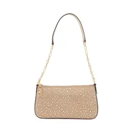 Кожаная сумка через плечо Michael Kors, бежевый mk241w00005174000os | beige