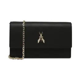 Кожаная сумка-мессенджер Patrizia Pepe, черный pk231w00010418700os | nero