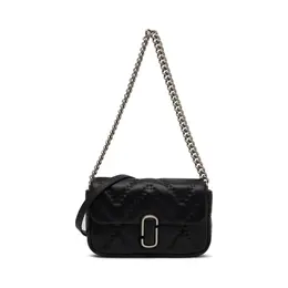 Кожаная сумка-мессенджер из стеганой кожи j marc mini Marc Jacobs, черный mj232w00001400100os | nero