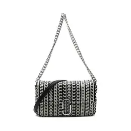 Миниатюрная кожаная сумка-мессенджер с монограммой j marc Marc Jacobs, черный mj234w00001812500os | nero