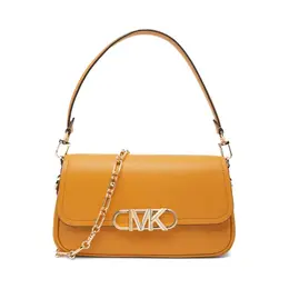 Кожаная сумка-мессенджер-парковка Michael Kors, оранжевый mk225w000101c0600os | arancione
