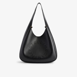 Круглая сумка через плечо из искусственной кожи Stella McCartney, черный r04308819 | black