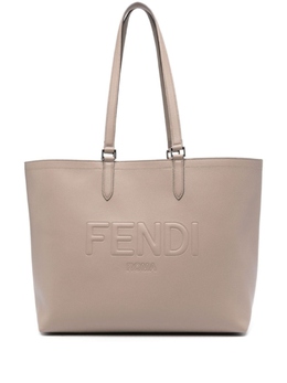 Fendi кожаная сумка-тоут, нейтральный цвет 7va610ard9 | нейтральный цвет
