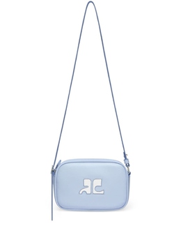 Courreges Courrèges переиздание кожаной сумки через плечо, синий pergsa061cr0065 | синий