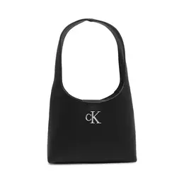 Минималистичная сумка через плечо с монограммой a Calvin Klein, черный cj242w000038a8100os | nero