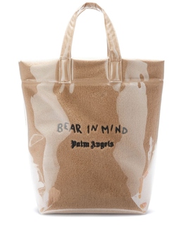 Palm Angels сумка-тоут Bear In Mind, коричневый pmna079f24fab0016010 | коричневый