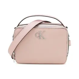 Минималистичная сумка через плечо с монограммой Calvin Klein, розовый cj242w000043b8300os | rosa cipria