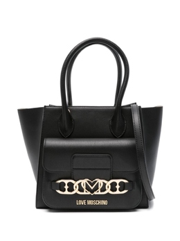 Love Moschino сумка-тоут с логотипом, черный jc4039pp1llf0000 | черный
