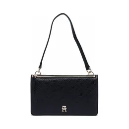 Изысканная однотонная сумка на плечо Tommy Hilfiger, черный th242w000053d1200os | nero