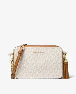 Женская сумка через плечо Ginny с логотипом Michael Kors, цвет Natural 21870 | natural
