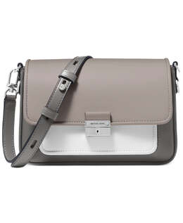 Женская сумка через плечо Michael Kors Bradshaw MK Messenger, цвет Grey Multi/Sv 7136542949436 | grey multi/sv